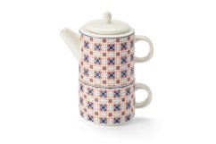 CHA CULT Čajová porcelánová súprava pre jednu osobu „Jacky“