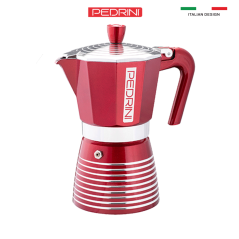 PEDRINI | Moka Infinity "Passion", 6 tazas