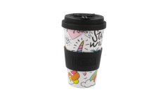 IDRINK Taza térmica iDRINK, diseño de unicornio, 435 ml