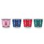 Sada 4 espressových šálků Bialetti Joyful Christmas, porcelán, 90 ml
