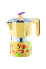 PEDRINI | Moka Frida Kahlo, Amarillo, 3 tazas