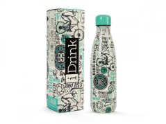 iDRINK | Botella termos de acero inoxidable, Motorcycle 500 ml