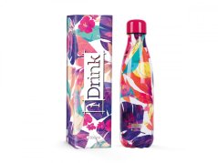 iDRINK | Botella termos de acero inoxidable, Flowers 500 ml