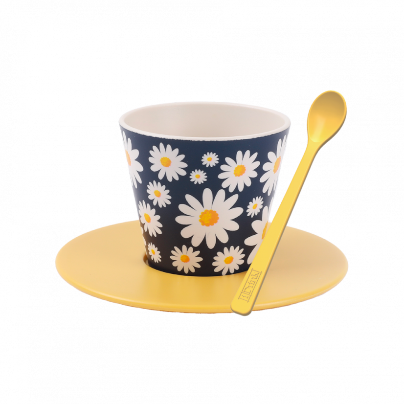 Filiżanka ze spodkiem i łyżeczką 90ml