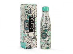 IDRINK Termoláhev z oerezové oceli 500ml motiv Motocykl