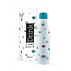 iDRINK | Botella termos de acero inoxidable, Eyes 500 ml