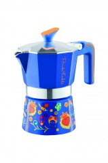 PEDRINI | Moka Frida Kahlo, Azul, 3 tazas