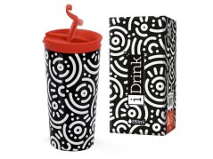 iDRINK Termohrnek z Nerezové Oceli 350ml motiv Geometric