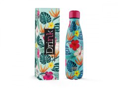 IDRINK Termoláhev z nerezové oceli 500ml motiv Tropické Květy