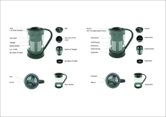 Cold Brew Kávovar na studenou kávu "Janko" 1L
