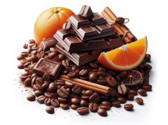 Café Cult ochucená zrnková káva s Čokoládou a Pomerančem 250g