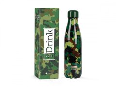 IDRINK Termoláhev z nerezové oceli 500ml motiv Vojenský Maskáč