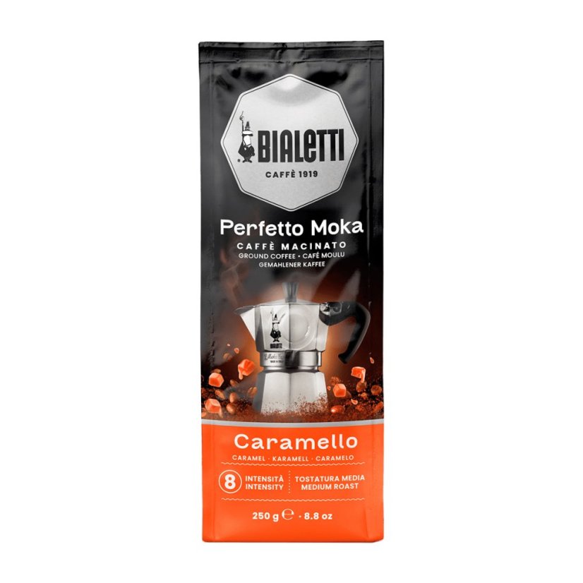 Bialetti mletá káva Perfetto Moka Caramello Espresso 250g Bialetti mletá káva Perfetto Moka Caramello Espresso 250g
