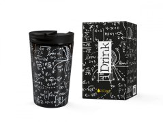 IDRINK Termohrnek z nerezové oceli, 260 ml, Matematik