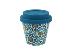 IDRINK Mini taza térmica, patrón Mosaic, 90ml