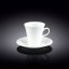 Wilmax 160 ML COFFEE CUP & SAUCER SET OF 2