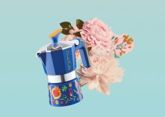 PEDRINI | Moka Frida Kahlo, Azul, 3 tazas