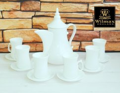 Wilmax TEA CUP & SAUCER SET OF 6 120ml