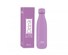 iDRINK | Botella termos de acero inoxidable, Purple 500 ml