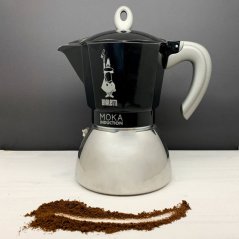 BIALETTI | MOKA INDUCCIÓN NEGRA - 4 Tazas