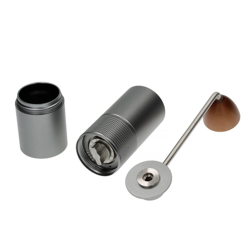 Barista Space - The Grey - Sivý ručný mlynček