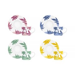 Bialetti - Primavera - sada 4 šálok a tanierikov