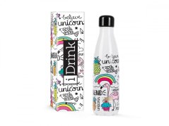 iDRINK | Botella termos de acero inoxidable, Unicorn 500 ml