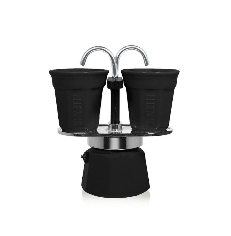 BIALETTI MINI EXPRESS "R" 2 ŠÁLKY ČERNÁ (BEZ HRNKU)