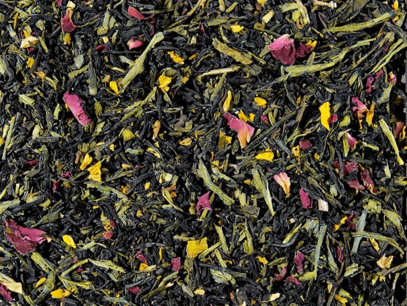 Té Negro/Té Verde 7 Tesoros del Emperador [Nota de Melocotón] 100 g