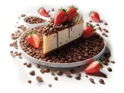 Café Cult ízesített kávébab "Epres Sajttorta" Sajttorta 250g