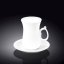 Wilmax TEA CUP & SAUCER SET OF 6 120ml