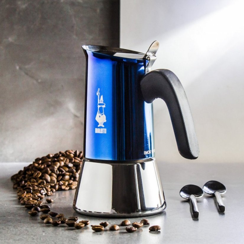 BIALETA MOKA VENUS AZUL 6 TAZAS PARA INDUCCIÓN