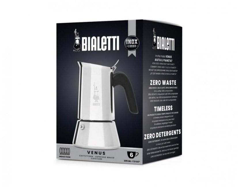 BIALETTI MOKA Kanvička VENUS INDUCTION na 4 ŠÁLKY