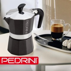 PEDRINI MOKA KONVIČKA na 2 ŠÁLEK ANTRACIT