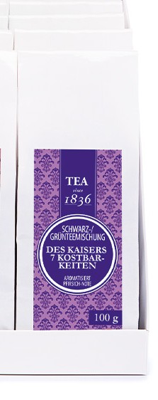 Té Negro/Té Verde 7 Tesoros del Emperador [Nota de Melocotón] 100 g