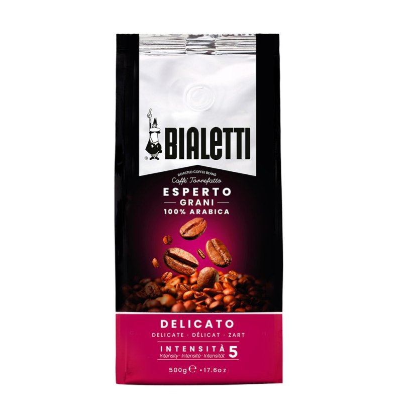 BIALETTI ZRNKOVÁ KÁVA DELICATO 5, 500gr