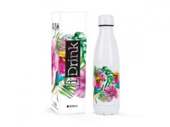 IDRINK Termoláhev z nerezové oceli, 500 ml, Květinová