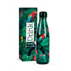IDRINK Termoláhev z nerezové oceli 500ml motiv Tropičtí Ptáci