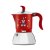 Bialetti - Fiammetta Induction Joyful Christmas Mocha 2 csésze Piros