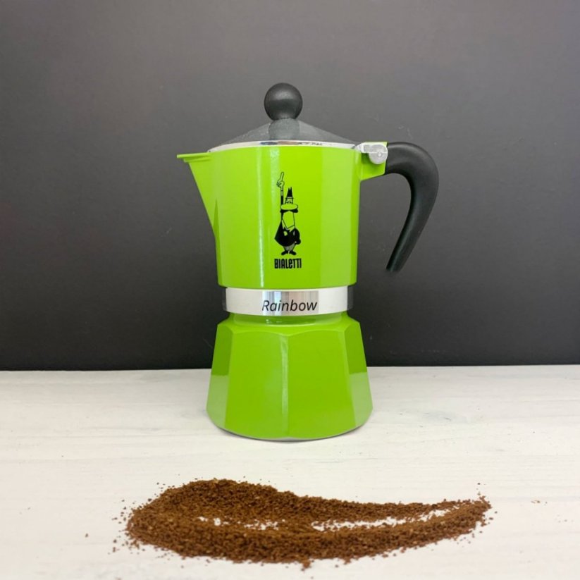 BIALETTI MOKA RAINBOW 1 ŠÁLEK ZELENÁ