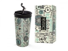IDRINK Termohrnek z Nerezové Oceli 350ml motiv Motocykl