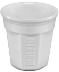 BIALETTI Bicchierini 60 ml 6 ks bílé Porcelánové Šálky na Espresso