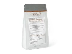 Café Cult ochutená zrnková káva s Čokoládou a Pomarančom 250g