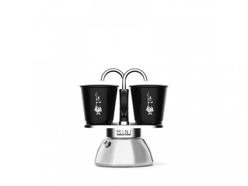BIALETTI MOKA KANVIČKA SET MINI EXPRESS INDUCTION na 2 ŠÁLKY + 2 HRNKY