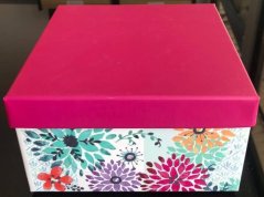 CAJAS DE REGALO |  Juego de 3 cajas "Patchwork Flower"