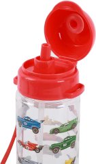 IDRINK Detská fľaša nav vodu Tritan iDrink so slamkou Cars s objemom 400 ml