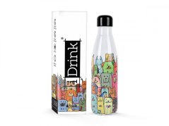 IDRINK Termoláhev z nerezové oceli 500ml motiv Stay Pawsitive