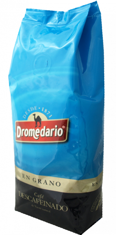 DROMEDARIO kafé zrnkové Descafeinado Natural 250gr