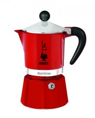 BIALETTI MOKA RAINBOW 1 ŠÁLEK ČERVENÁ