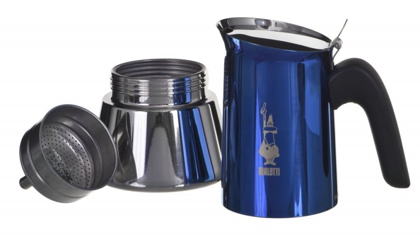 BIALETA MOKA VENUS AZUL 6 TAZAS PARA INDUCCIÓN